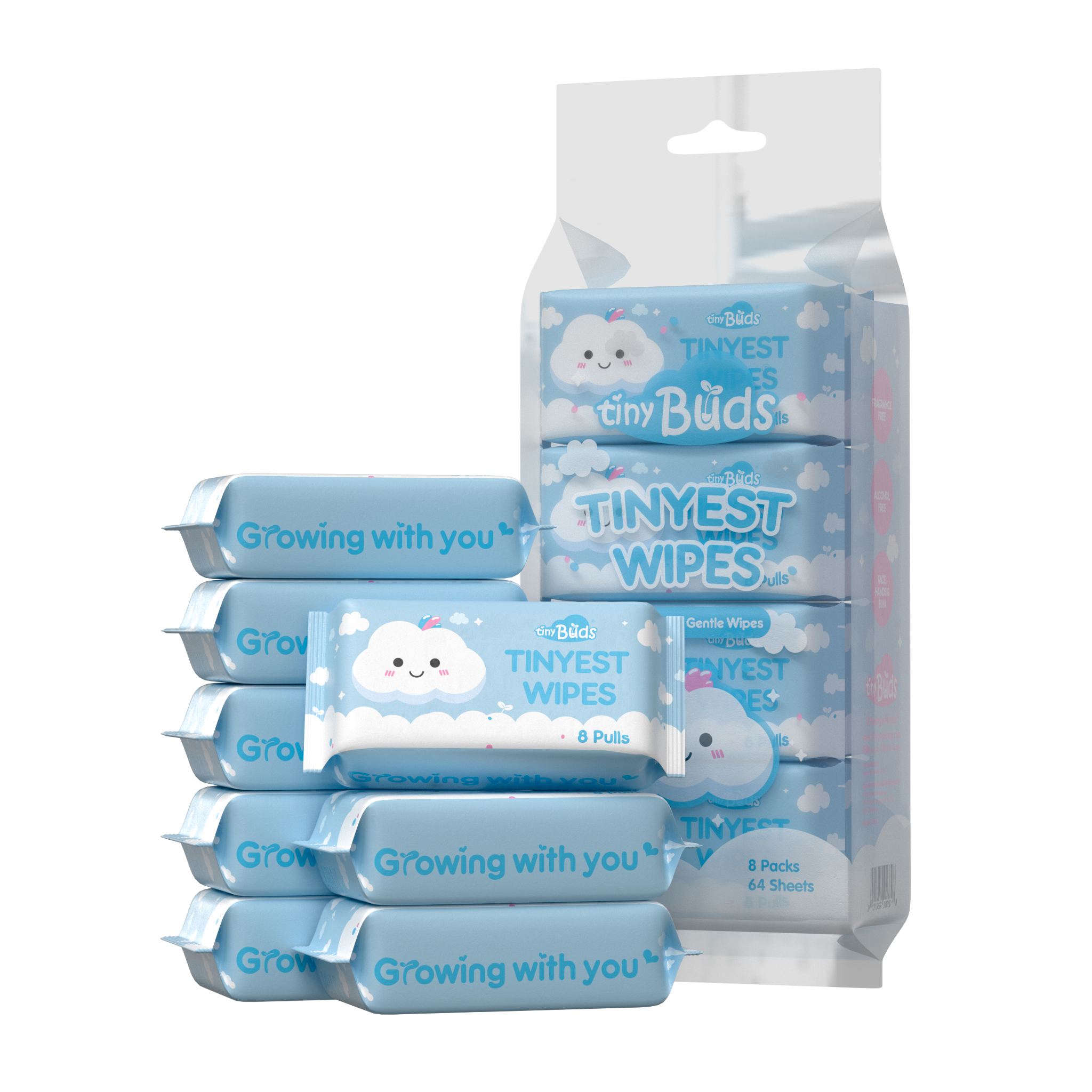 Mini Packing Baby Cleaning Wet Wipes for Baby Cleaning